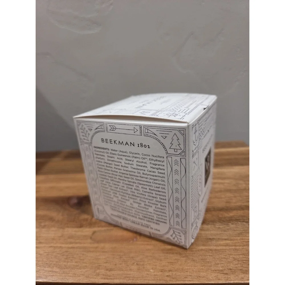 Beekman 1802 White Water Collection Goat Milk Whipped Body Cream 8 oz. New